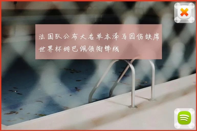 法国队公布大名单本泽马因伤缺席世界杯姆巴佩领衔锋线